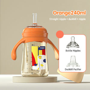 DreamBaby 3in1 Botol Susu Bayi Sippy Cup Botol Minum Anak Dengan Sedotan BPA Free 240&300ml