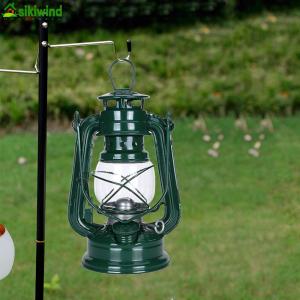 Vintage Fuel Camping Lanterns Metal Kerosene Lantern Oil Burning Lantern with Handle for Camping Home Patio