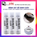 Chai xịt tạo bọt vệ sinh giày Sneaker cao cấp - Bình Xịt Vệ Sinh Giày Bọt Tuyết Giặt Khô Giày, Dung Dịch Vệ Sinh Giày, Vệ Sinh Giày Dép Sneaker Đa Năng. 