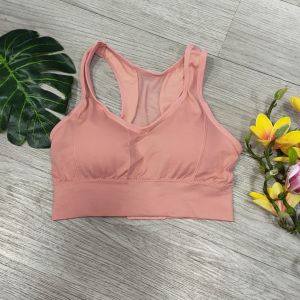 Áo bra nữ tập gym yoga aerobic thể thao khóa cài kèm mút chất liệu thun dệt kim co dãn 4 chiều BINSPORTS A279