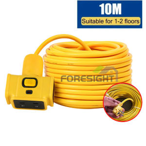 Cuộn Dây Điện Kèm Ổ Cắm Đúc Và Phích Cắm Đúc Liền Dây Chịu Lực Cao Có Lớp Vỏ Dày Chống Cháy Chống Đóng Băng Dây Cấp Nguồn 220V