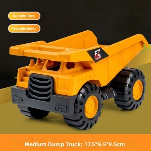 BUENOO Inertial Sliding Kids Digger Toys 3 Styles Plastic Dump Truck ToyDigger Vehicle High Quality Forklift Inertia Vehicle Toys Small Excavator For Children