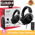 HyperX Cloud II Cloud 2- Gaming Headset, 7.1 Surround Sound, Memory Foam Ear Pads, Durable Aluminum Frame, Detachable Microphone, Works with PC, PS5, PS4, Xbox Series X|S, Xbox One – Gun Metal. 