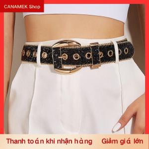 CS Goth Punk Phụ Nữ Của Vành Đai Thời Trang Rhinestone Vành Đai Cô Gái Trang Trí Jeans Rộng Vành Đai Rock Người Đàn Ông Phụ Nữ Thời Trang Vành Đai