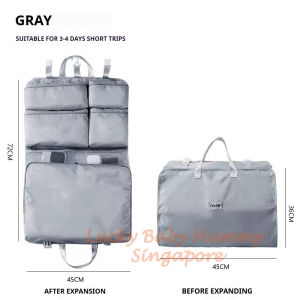 【SG Stock】Seven-in-one Travel Storage Bag / Multi-Compartment Luggage Organizer / Tidy-up Sorting Storage / Fireheart Warrior