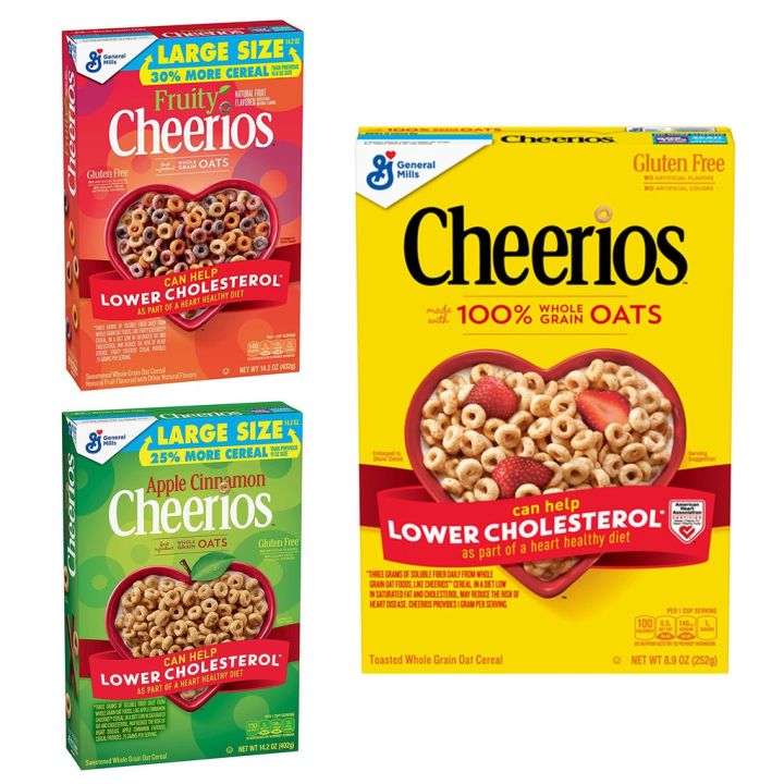 General Mills Cheerios Cereal - Assorted Flavours | Lazada