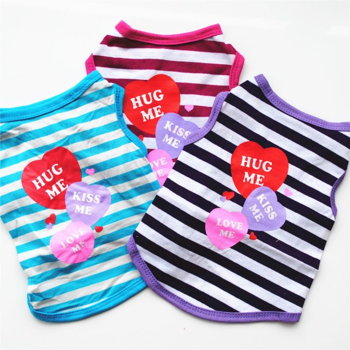 Set of 3 Dog Clothes for Small Dogs, Puppy Dress for Girl Dogs