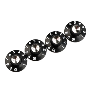 4pcs Plastic Volumes Tone Control Knobs Electric Guitar Knobs Speed Control Knobs Instrument Accessory Easy to Use