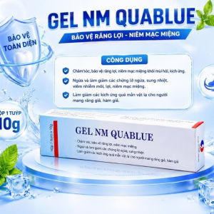Gel NM Quablue 10g Chăm Sóc Nướu Lợi Răng Lợi | Gel Bôi Nhiệt Miệng Lở Miệng Niêm Mạc Khoang Miệng