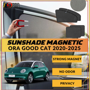 Ora Good Cat 2020-2025 Magnetic Sunshade Car Anti-Glare Day Sunshade Strong Magnet 4PCS