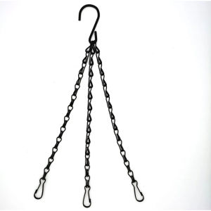 40cm Rantai Flower Pot Chain Rantai Gantungan Samsak 3 Hooks Flowerpot Hanging Chain Utk Pot Bunga Gantung Plant Chain Pembuatan