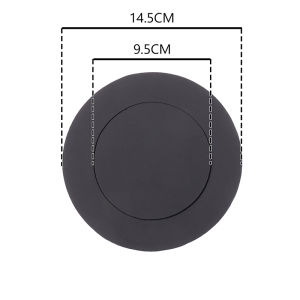 438178 ZXC 1 Piece 4 5 Inch Universal Foam Car Speaker Sound Insulation Ring Cotton Bass Door Trim Soundproof Auto Interior Accessories