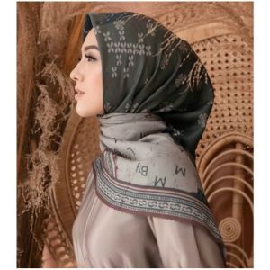 Kerudung Segi Empat Motif Voal/Hijab Terlaris/Hijab Segi Empat MotiF Terbaru 2025/Hijab Trendi