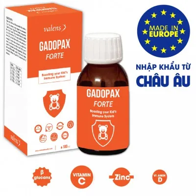 Gadopax Forte Cho Bé Tăng Cường Miễn Dịch Sức Đề Kháng Tự Nhiên Giúp Giảm Ốm Vặt Mắc Bệnh Do Vi Khuẩn