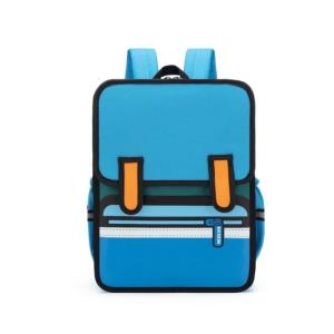 Oxford Fabric Kids Backpack With 3D Cartoon Designs Kindergarten School Bag Casual Book Bags For Anime Enthusiasts