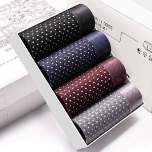 (4 Pieces) Underwear Modal Man Under wear Breathable Flexible Shorts Boxer Boxershorts Men calzoncillos cuecas
