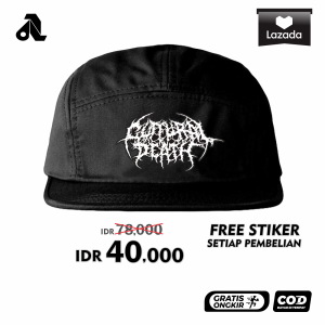Topi 5 Panel Five Panel 5 Panel Cap Topi Snapback Topi Panel Distro Topi Cowok Pria Distro Premium Hat Caps DeadMetall Aneela