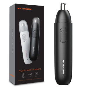 Maxgroom Nose Hair Trimmer 3 -N- 1 Nose Hair Trimmer Type-C Rechargable Nose Hair Trimmer Low Noise Electric Nose Ear Trimmer for Men