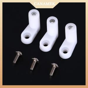 [CANAMEK] 10pcs fixed plastic pcb mounting feet 20mm L type feet with screws
