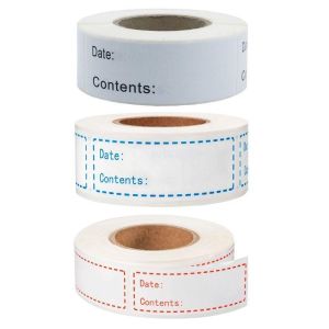 Cuộn 150 Nhãn Dán Ghi Chú Bảo Quản Thực Phẩm Trong Tủ Lạnh