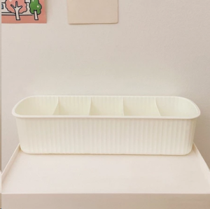 5 Grids Desktop Storage Organizer Large Capacity Storage Box Office Cosmetics Makeup Storage