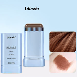 Hair Coloring Stick with Comb Teeth Waterproof Sweat Proof Hair Dye Pen for Covering White Hair Natural Long Lasting Hair Color