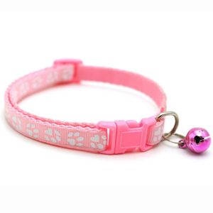 KALUNG KUCING LONCENG MOTIF JEJAK LUCU MURAH AKSESORIS KITTEN TALI LEHER HEWAN PELIHARAAN CAT COLLAR