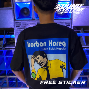 Kaos Korban Horeg Sound System Katun Combed 24s Pria