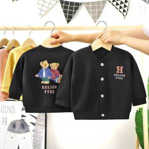 (💥มีคูปองส่งฟรี) เสื้อกันหนาวเด็ก เสื้อแขนยาวเด็ก คาร์ดิแกน เสื้อคลุม สำหรับเด็ก 0-5 ขวบ ลายน่ารัก ใส่ได้ทั้งหญิงและชาย V.40