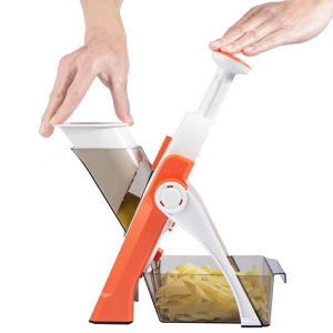Dụng cụ bào rau củ thái cắt lát đa chức năng thông minh Máy cắt rau củ quả bào sợi cắt lát tiện lợi an toàn thép không rỉ - BUMSTORE