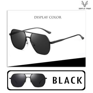 GENTLE FAWN Sunglasses Kacamata Hitam Polarized Anti UV Design Tony Stark Keren Fashion Pria Wanita Dewasa 8692