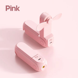 Portable Mini Fan Hand USB Cooling Foldable Whisper Quiet Led Light Handheld Fans手持风扇