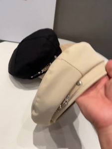 白鹿同款贝雷帽女春秋日系八角帽显脸小英伦复古画家洋气帽子夏潮Rusa putih dengan beret yang sama musim bunga wanita dan musim luruh topi oktagon Jepun menunjukkan wajah pelukis retro British kecil air pasang musim panas topi asing