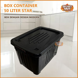 BOX STAR 50 LITER + RODA - Kontainer Box Plastik / Container Box