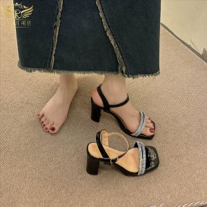 Katerina Fashion Elegant High Heels Platform Sandals For Women Adjustment Strap #K-23-6