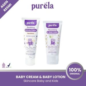 [Bundling] Purela Skincare Baby Combo Glowing Soothing Baby Cream + Baby Lotion Perawatan Kulit Anak