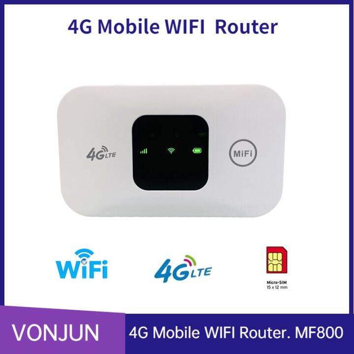 MF800 Mifi 4G Universal Pocket Wifi Router Mobile Hotspot Wireless ...