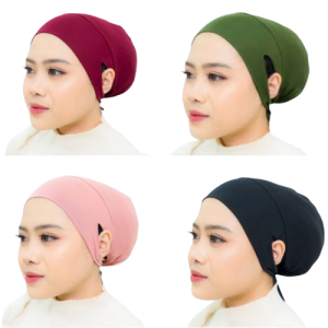 Ciput Anti Budeg Ciput Anti Slip Ciput Lubang Telinga Dalaman Hijab Inner Hijab Bahan Jersey Grade A