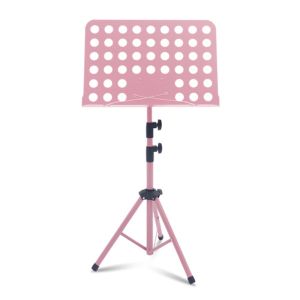 BAGUO Di động Giá nhạc giá đỡ sách Chiều cao có thể điều chỉnh Có thể thu vào Giá đỡ sách nhạc Phụ kiện đàn guitar Có thể gập lại Giá đỡ nhạc bản nhạc Đàn guitar
