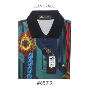 Kaos Kerah Pria Jean Bracq Bahan Katun Halus Berkantong 88919