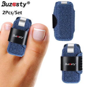 Buzesty Toe Splints for Straightening Hammer Toe Corrector Toe Straightener Finger Support Brace Stabilizer Women Men Broken Toe Support 2Pcs