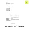 CPU AMD R7 7800x3d AM5 Ryzen 7 Ryzen7 ซีพียู เอเอ็มดี R 7 7000 series processor 7000series Ryzen 7 7800 x3d x 3d R 7. 