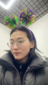 Mardi Gras Headband Tinsel Garland Flapper Headpiece for Masquerade Party Oversized Tinsel Headband