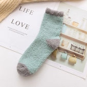 Womens Coral Fleece Confinement Socks Warm Socks Thickened Floor Socks Maternity Socks