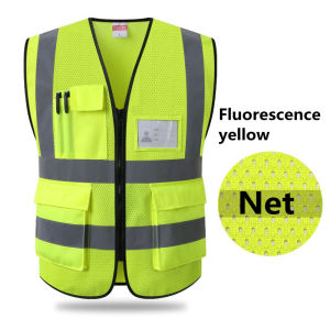 Reflective vest breathable clothing garden from the construction site supervision building