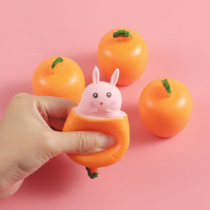 Mainan Squishy Carrot Rabbit Cup Squeeze Toys Cute Cartoon Stress Relief Toys Squishy Murah Kids Antistress Sensory