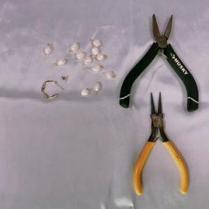 6PCS ngọc trai nước ngọt Baroque quyến rũ hình dạng biến thể Mặt dây chuyền hạt cườm rời cho DIY làm bông tai vòng đeo tay