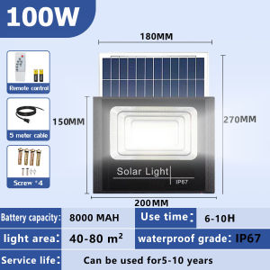 Lampu Taman Luar Ruangan Tenaga Surya Tahan Air IP67 Lampu Sensor Dinding Bergerak LED 178 Super Terang Lampu Keamanan Tenaga Surya 3 Mode