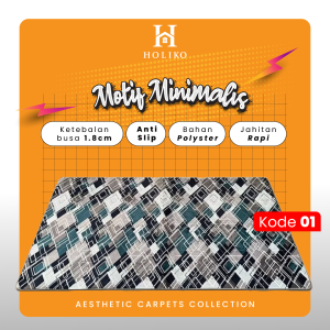 Dragon Prime Karpet Busa Malaysia Ukuran 190x220 Motif Minimalis Polyester [Holiko Indonesia]