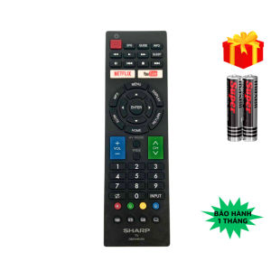 Remote điều khiển tivi SHARP Mã 01 điều khiển TV SHARP - Tặng kèm pin-T&U Remote